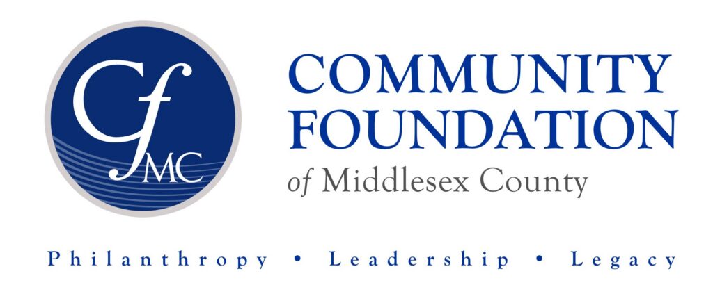 Community Foundation of Middlesex County logo, subtitle is Philanthropy, Leadership, Legacy